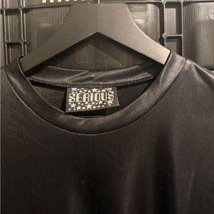 Black Short Sleeve Tee for Men